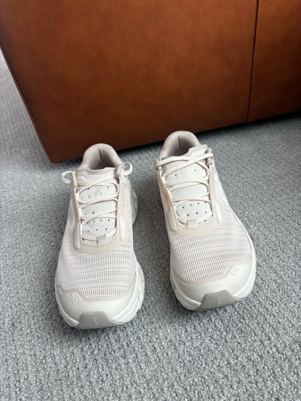 On Running Women's Athletic Sneakers in Light Beige/Cream